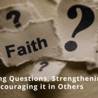 Logo for Answering Questions, Strengthening Faith, Encouraging it in Others