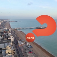 Logo for Alpha - Amanda & Dan