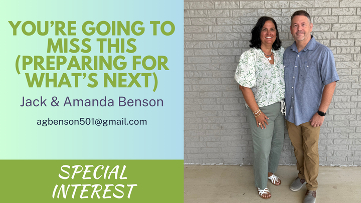 Logo for SPECIAL INTEREST: You’re Going To Miss This…Preparing For What’s Next (SAL)