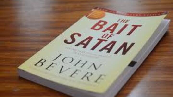 Logo for "Bait of Satan," by John Bevere.