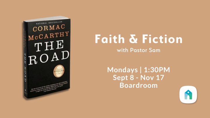 Logo for Faith & Fiction with Pastor Sam