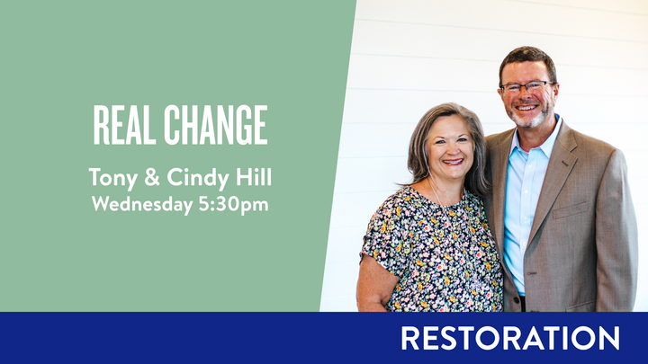 Logo for Real Change Tony & Cindy Hill