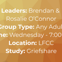 Logo for Any Adult - Griefshare - O'Connor