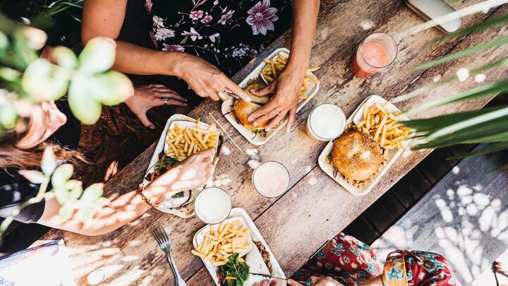 Logo for Food & Fellowship | Michelle & Scott Bowers