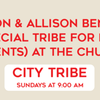 Logo for Aaron & Allison Benson at the church ( Special tribe for new parents)