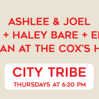 Logo for Ashlee & Joel + Haley + Emily at the Cox's House