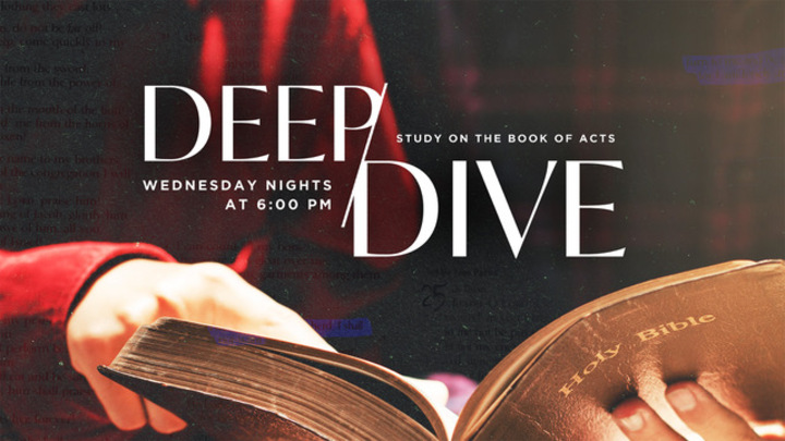 Logo for Deep Dive the Book of Acts