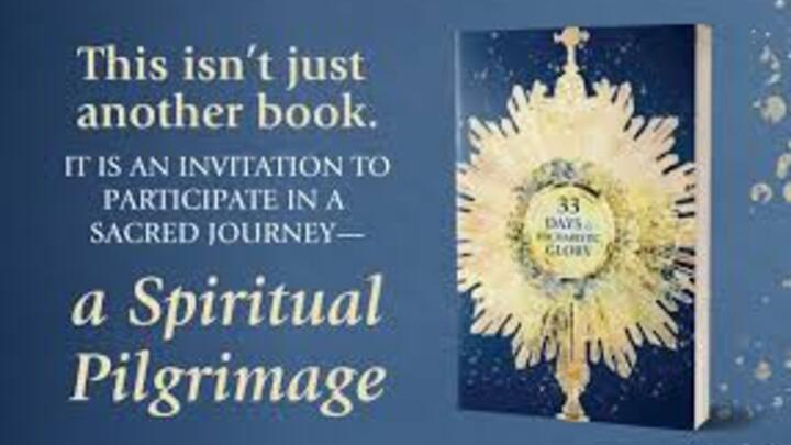 Logo for 33 Days to Eucharistic Glory Coming in January