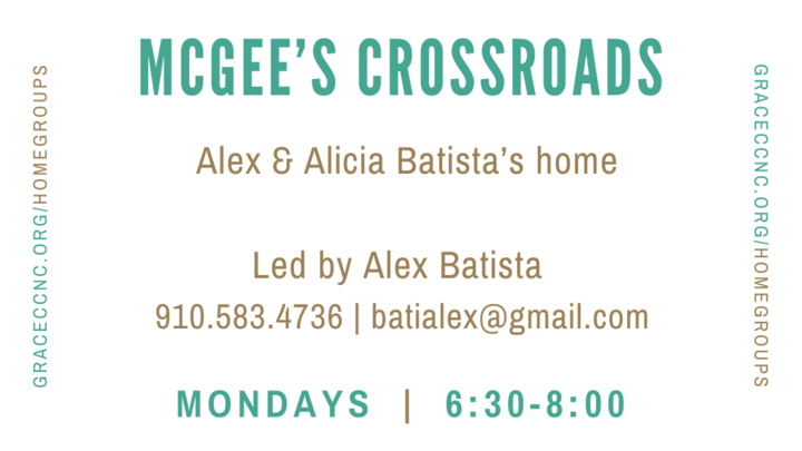 Logo for McGee's Crossroads