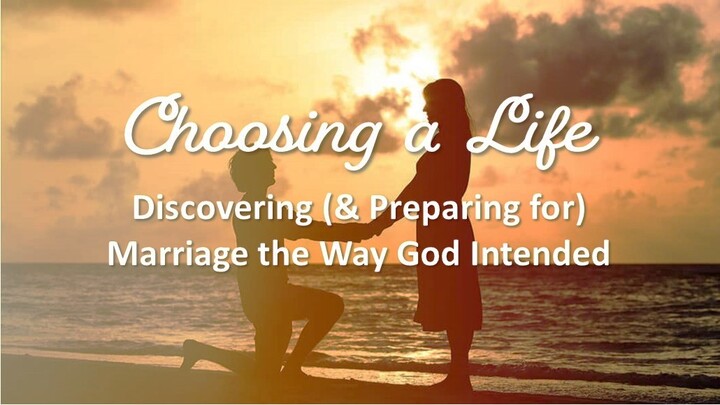 Logo for Choosing a Life: Discovering (& Preparing for) Marriage the Way God Intended
