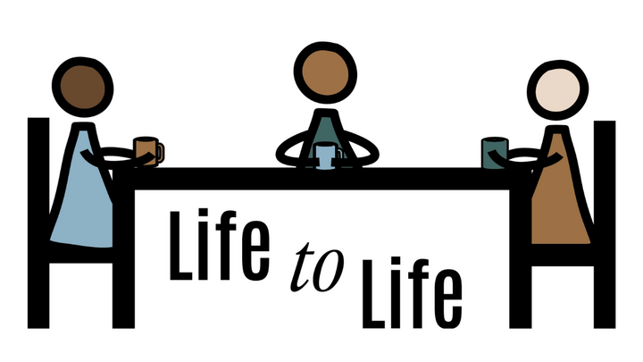 Logo for Help me find a Life to Life Group!