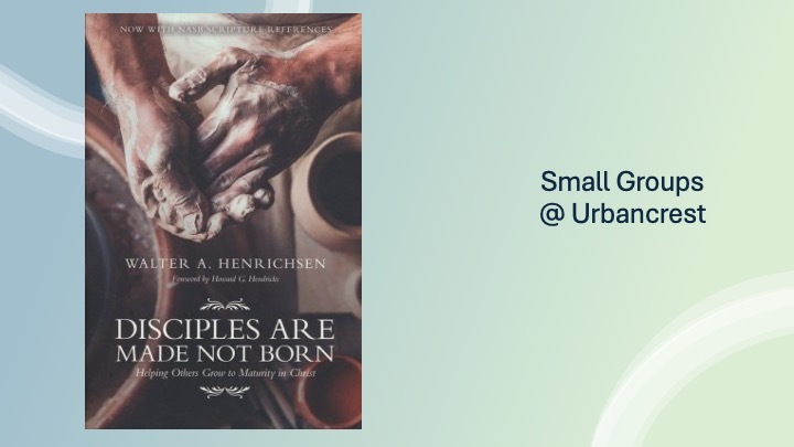 Logo for Disciples are Made Not Born