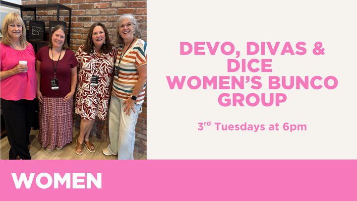 Logo for Devo Divas & Dice- Women's Bunco Group
