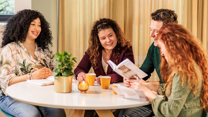 Logo for Ik geef mij op als Leider of Host