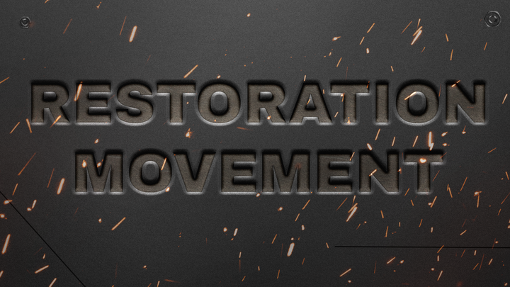 Logo for Restoration Movement - Fall 2025