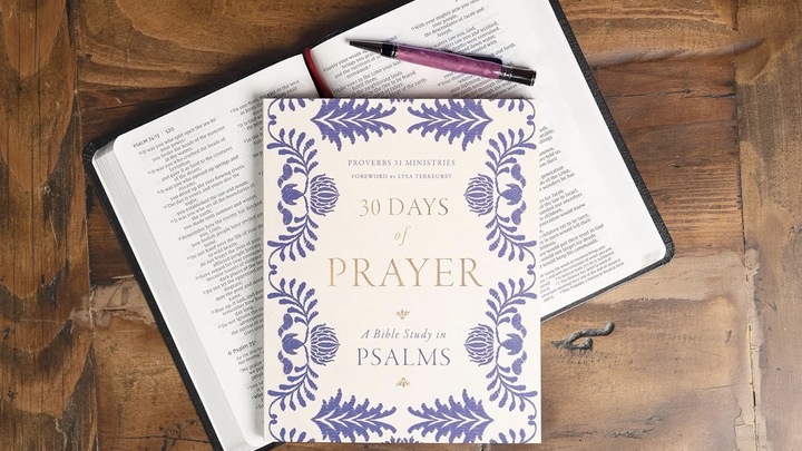 Logo for 30 Days of Prayer: A Bible Study in Psalms  | Janelle Myrick | Sun 5:30p-7p