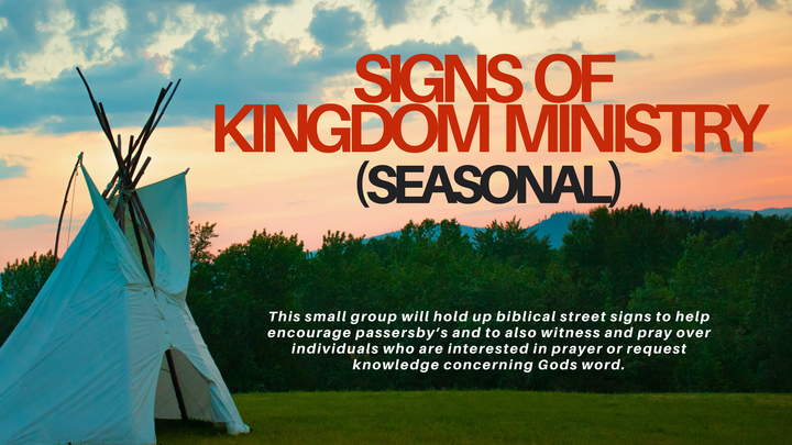 Logo for Signs of Kingdom Ministry (Seasonal)