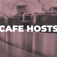 Logo for Cafe' Hosts