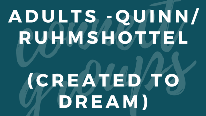 Logo for Adults - Quinn/Ruhmshottel (Created to Dream)