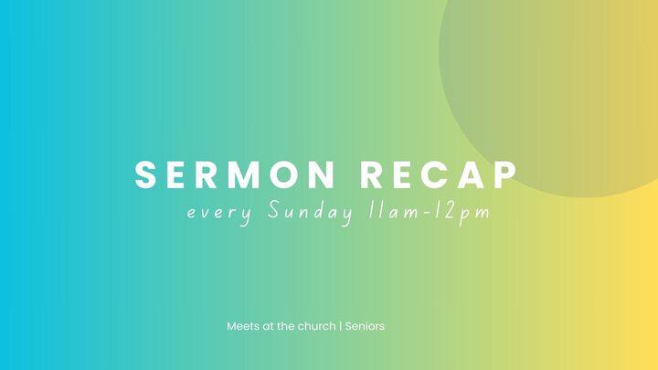 Logo for Sermon Recap 25-26