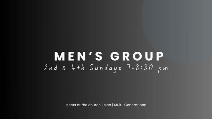Logo for Men's Fellowship - Sundays 25-26
