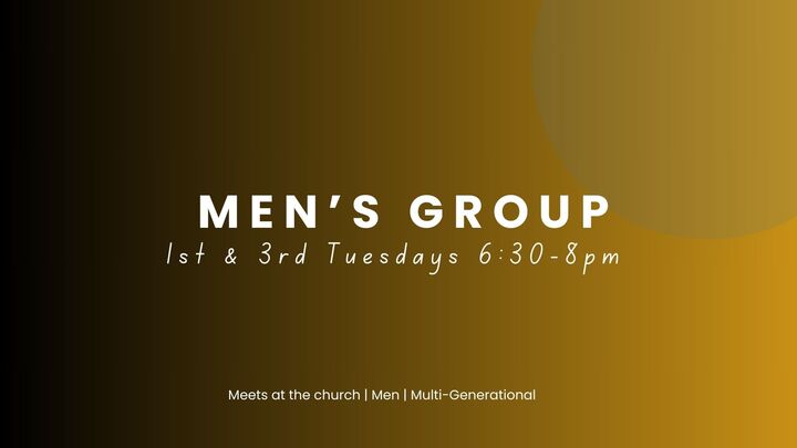 Logo for Men's Fellowship - Tuesdays 25-26