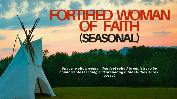 Logo for Fortified Woman of Faith (Seasonal)