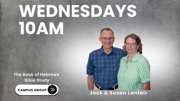 Logo for Wednesday 10AM Hebrews Bible Study (Campus)