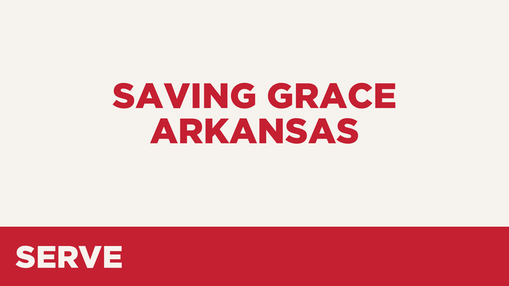 Logo for SERVE - Saving Grace Arkansas