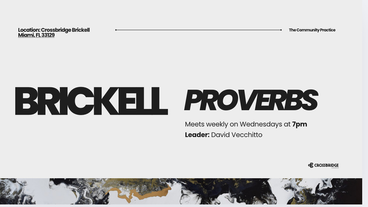 Logo for Proverbs – Brickell