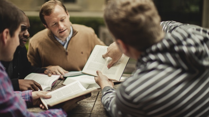 Logo for Men's Saturday Breakfast and Bible Study on Prayer