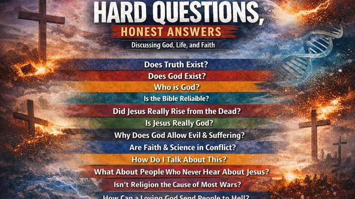 Logo for Hard Questions, Honest Answers | Eric & Sammy Peoples | Bi-weekly Sun 5:30p