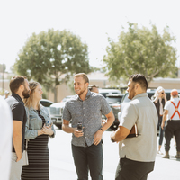 Logo for Midweek Life Groups—A Seat at the Table