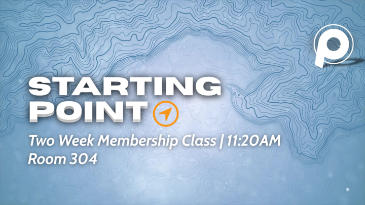 Logo for Starting Point | Two Week Membership Class | Peter Grant