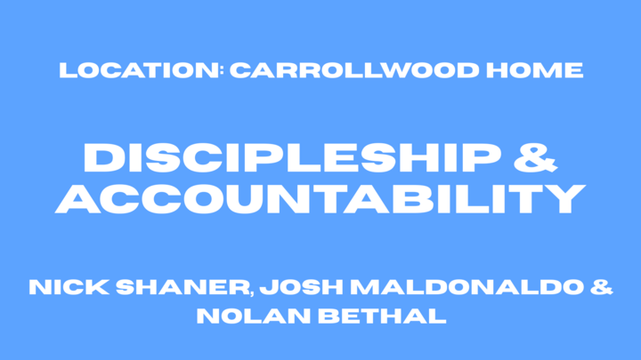 Logo for Discipleship & Accountability - Men