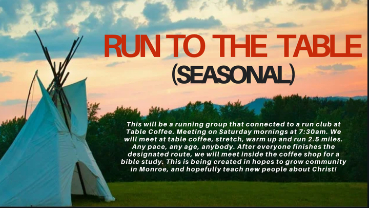 Logo for Run to the Table (Seasonal)