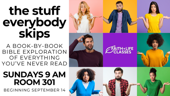 Logo for Fall 2025 F+L Classes: The Stuff Everybody Skips