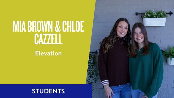 Logo for Elevation: Mia Brown & Chloe Cazzell (Grad Students)