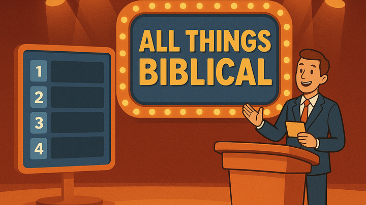 Logo for All Things Biblical: Game Show Edition