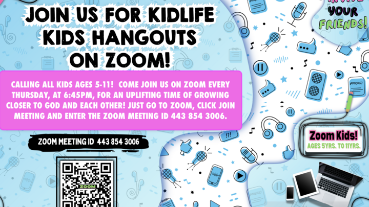 Logo for KidLife - Zoom Hangout (Leader Pastor Anna Pridgen)