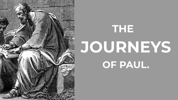 Logo for Robert and Pam's "The Journeys of Paul" LIFE Group.