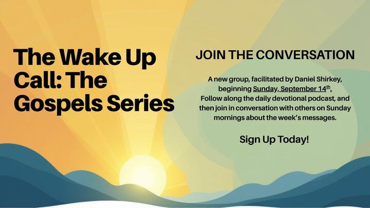 Logo for The Wake Up Call: The Gospels