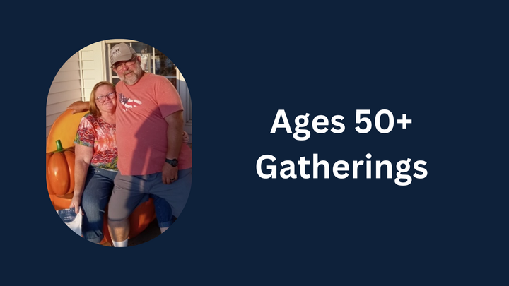 Logo for 50+ Gatherings