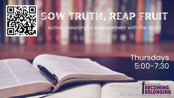 Logo for Sow Truth, Reap Fruit 2025-2026