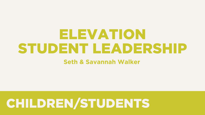Logo for Elevation Student Leadership