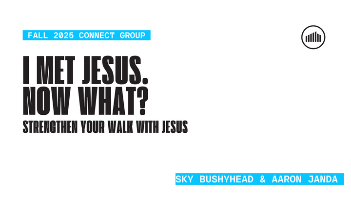 Logo for I Met Jesus. Now What?