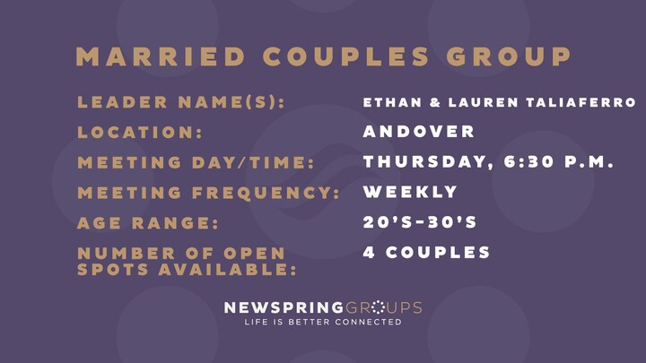 Logo for Married Group - Ethan & Lauren Taliaferro