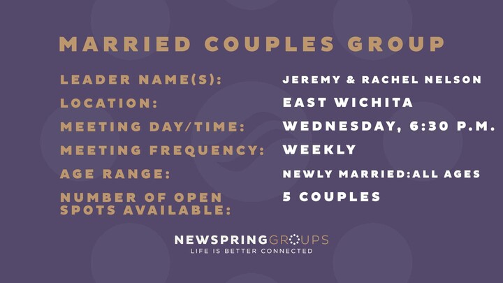 Logo for Married Group - Jeremy & Rachel Nelson