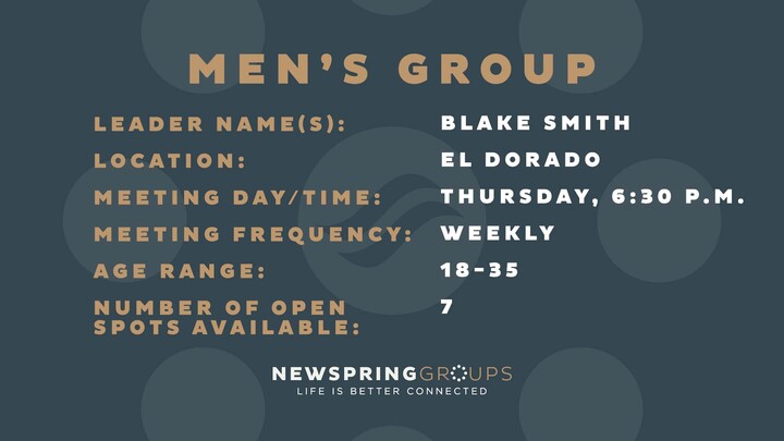 Logo for Mens Group - Blake Smith