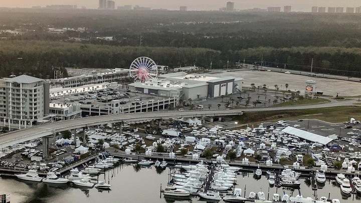Logo for Orange Beach Men's Breakfast @ The Wharf w/ Brad Pitts